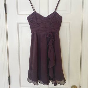 Rebecca Taylor Size 4 Dark Purple Cute Party Dress Wedding